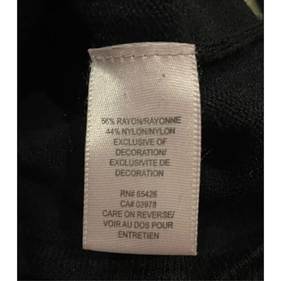 Pink Poodle Vintage Dog Medium Top Black Fancy - Picture 5 of 5